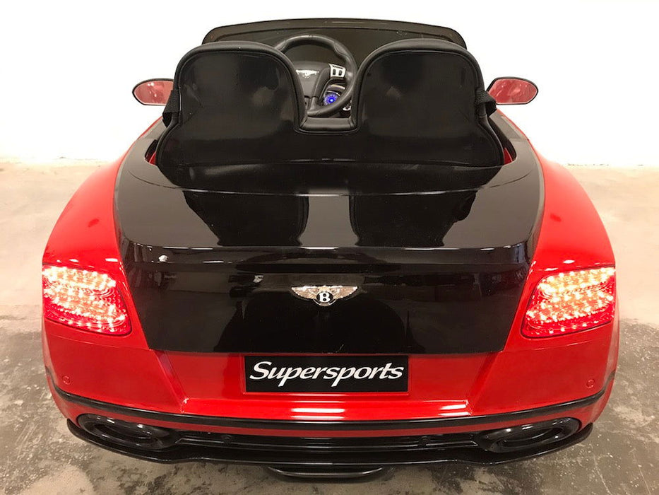 Bentley Continental Supersports Accu Auto 12V + 2.4G RC (rood) - Trapautodealer