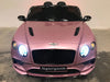 Bentley Continental Supersports Speelgoed Auto 12 Volt + 2.4G RC (roze) - Trapautodealer