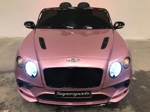 Bentley Continental Supersports Speelgoed Auto 12 Volt + 2.4G RC (roze) - Trapautodealer