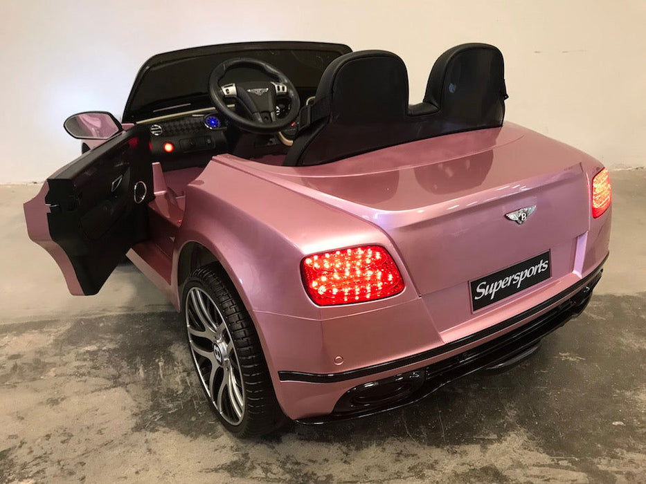 Bentley Continental Supersports Speelgoed Auto 12 Volt + 2.4G RC (roze) - Trapautodealer