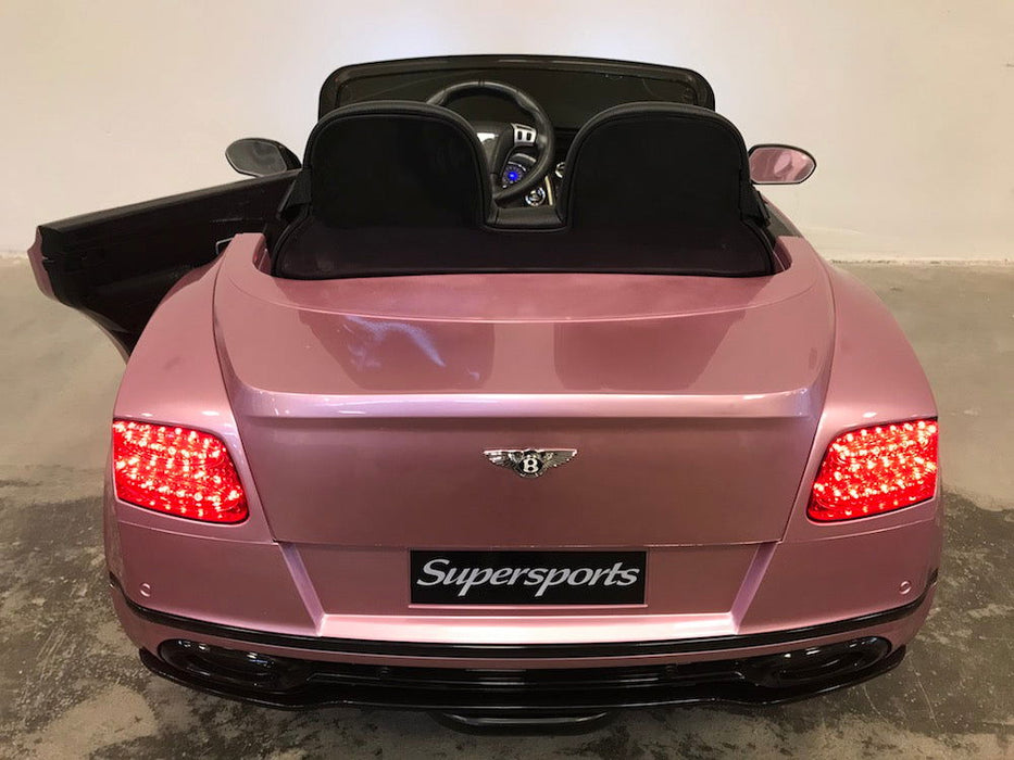 Bentley Continental Supersports Speelgoed Auto 12 Volt + 2.4G RC (roze) - Trapautodealer
