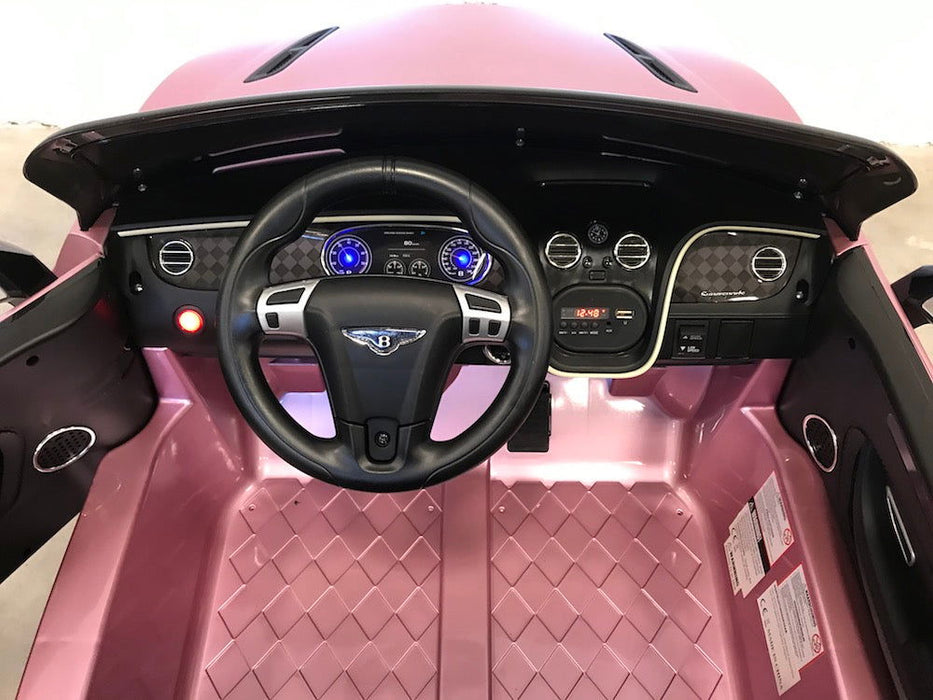 Bentley Continental Supersports Speelgoed Auto 12 Volt + 2.4G RC (roze) - Trapautodealer
