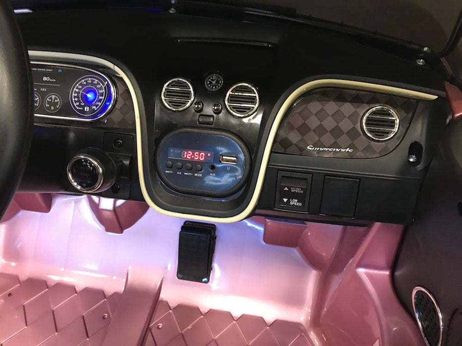 Bentley Continental Supersports Speelgoed Auto 12 Volt + 2.4G RC (roze) - Trapautodealer