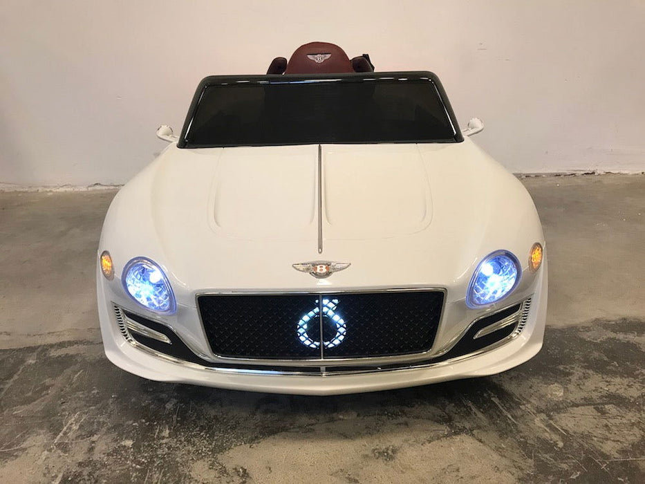 Bentley EXP 12 Accu Speelgoedauto 12V + 2.4G RC (wit) - Trapautodealer