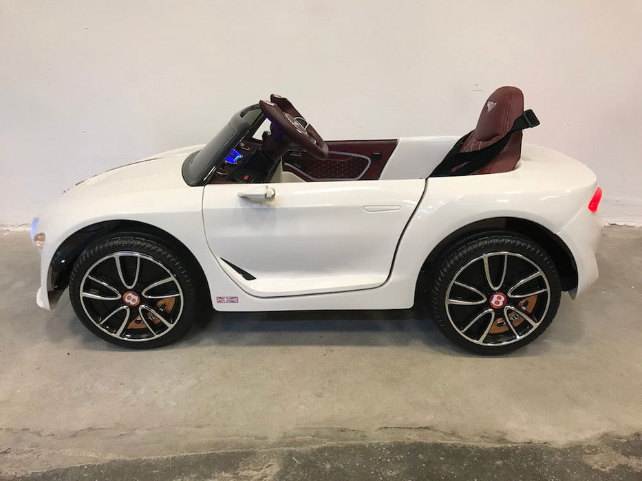 Bentley EXP 12 Accu Speelgoedauto 12V + 2.4G RC (wit) - Trapautodealer