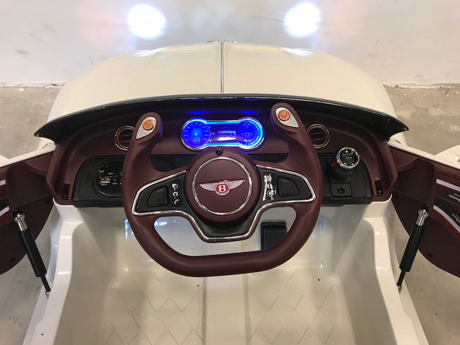 Bentley EXP 12 Accu Speelgoedauto 12V + 2.4G RC (wit) - Trapautodealer