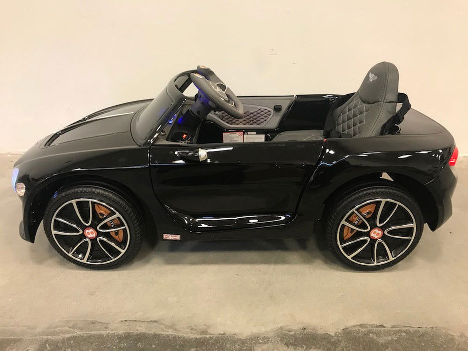 Bentley EXP 12 Kinderauto 12V + vleugeldeuren + 2.4G RC (zwart) - Trapautodealer