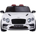 Bentley SuperSports Accu Kinderauto 12V + 2.4G RC (wit) - Trapautodealer