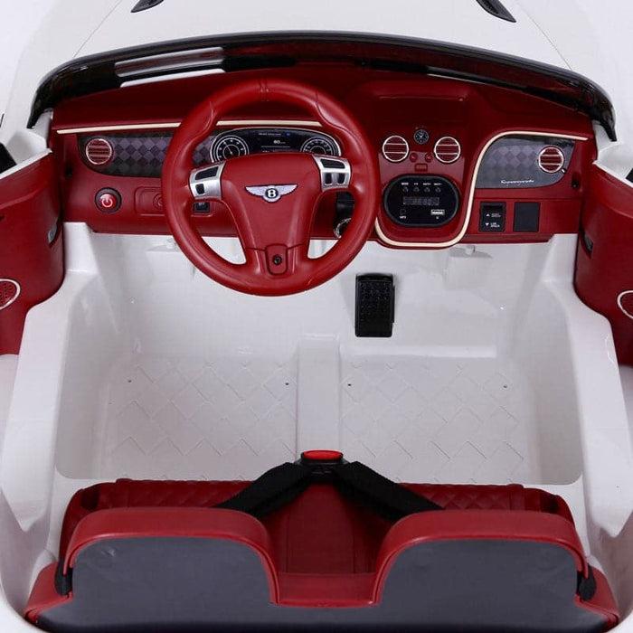 Bentley SuperSports Accu Kinderauto 12V + 2.4G RC (wit) - Trapautodealer