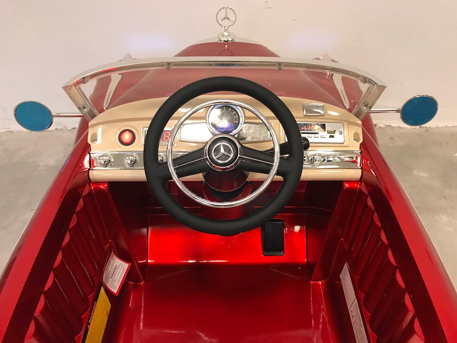 Mercedes 300 S Accu Auto 12V + 2.4G Afstandsbediening (rood) - Trapautodealer