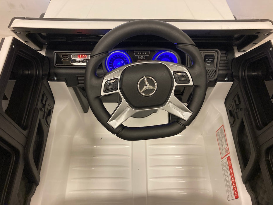 Mercedes Maybach G650 Kinderauto 12V + 2.4G RC (wit) - Trapautodealer