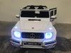 Mercedes G63 AMG Kinderauto 2-Persoons 24V + 2.4G RC 4WD (wit) - Trapautodealer