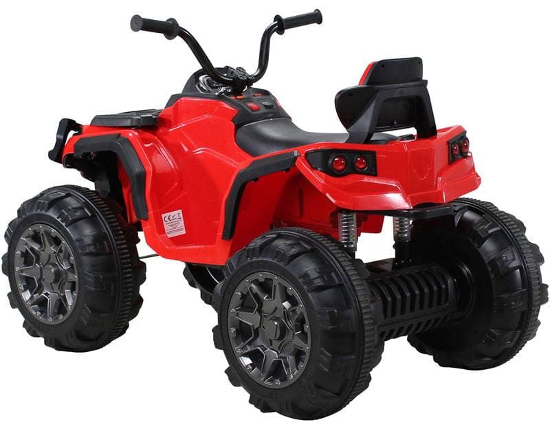 Big Wheels Elektrische Quad 12V + 2.4G Afstandsbediening (rood) - Trapautodealer