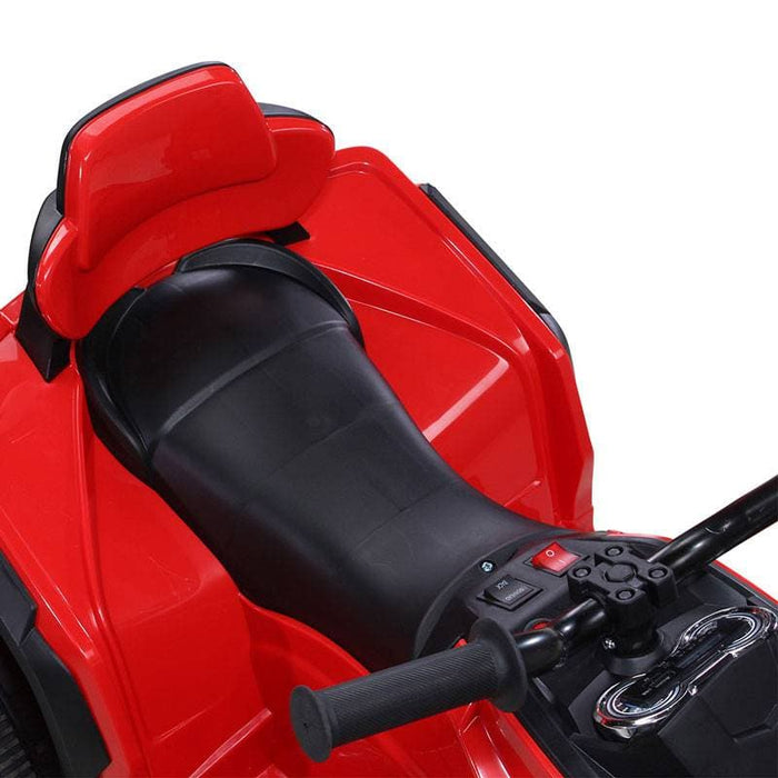 Big Wheels Elektrische Quad 12V + 2.4G Afstandsbediening (rood) - Trapautodealer