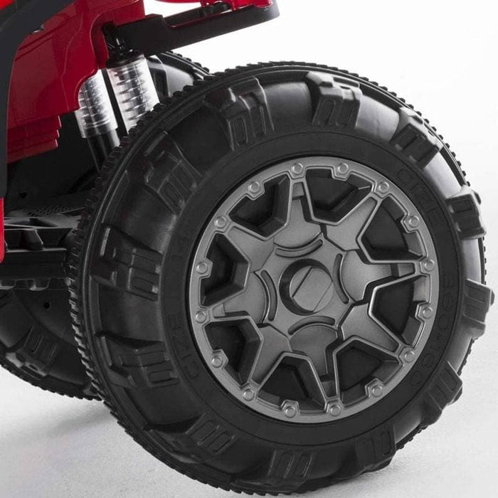 Big Wheels Elektrische Quad 12V + 2.4G Afstandsbediening (rood) - Trapautodealer