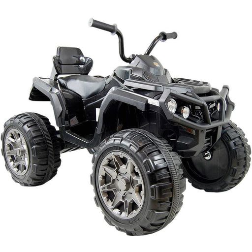 Big Wheels Quad 12V + 2.4G Afstandsbediening (zwart) - Trapautodealer