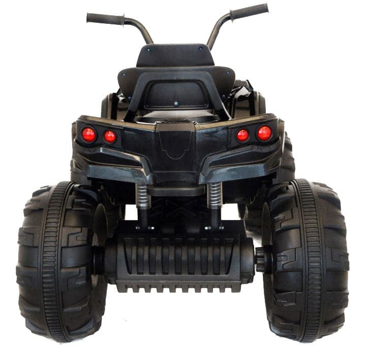 Big Wheels Quad 12V + 2.4G Afstandsbediening (zwart) - Trapautodealer