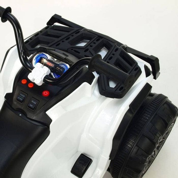 Big Wheels Quad 12V + 2.4G Afstandsbediening (zwart) - Trapautodealer