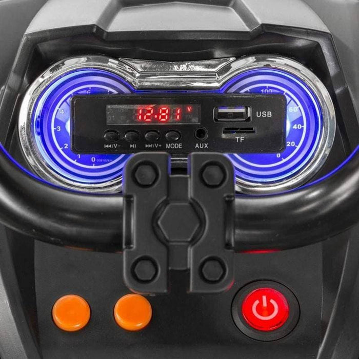 Big Wheels Quad 12V + 2.4G Afstandsbediening (zwart) - Trapautodealer