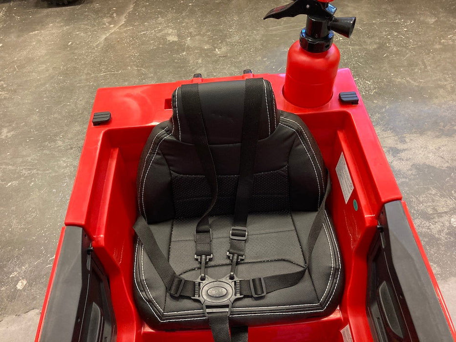 Brandweer Kinderauto 12V + 2.4G RC (rood) - Trapautodealer