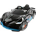 Bugatti Divo Kinderauto 12 Volt + 2.4G Afstandsbediening (zwart) - Trapautodealer