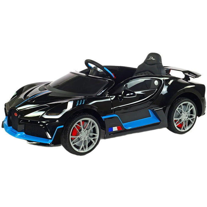Bugatti Divo Kinderauto 12 Volt + 2.4G Afstandsbediening (zwart) - Trapautodealer