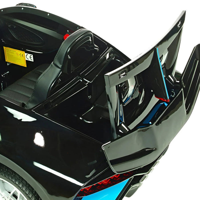 Bugatti Divo Kinderauto 12 Volt + 2.4G Afstandsbediening (zwart) - Trapautodealer