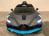 Bugatti Divo kinderauto 12V + 2.4G Afstandsbediening mat grijs - Trapautodealer
