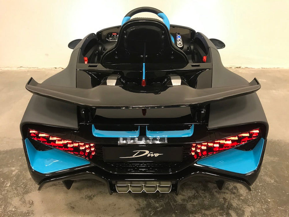 Bugatti Divo kinderauto 12V + 2.4G Afstandsbediening mat grijs - Trapautodealer