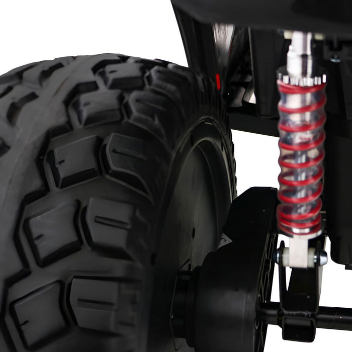 Buggy Auto Voor Kinderen 24V High Speed 4WD + 2.4G RC (wit) - Trapautodealer