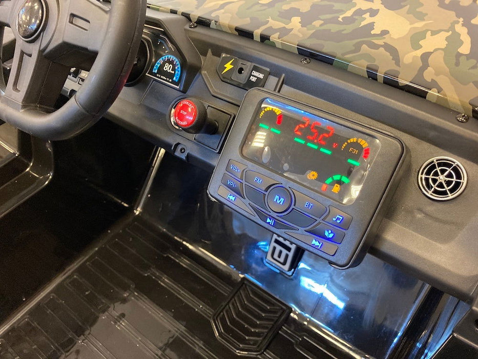 Buggy Kinderauto 24V High Speed 4WD + 2.4G RC (camouflage) - Trapautodealer