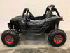 Buggy UTV MX 4WD 2-Persoons Kinderauto 12V + 2.4G RC (carbon) - Trapautodealer