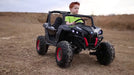 Buggy UTV MX 4WD Kinderauto 2-Persoons 12V MP4 + 2.4G RC (wit) - Trapautodealer