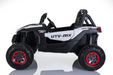 Buggy UTV MX 4WD Kinderauto 2-Persoons 12V MP4 + 2.4G RC (wit) - Trapautodealer