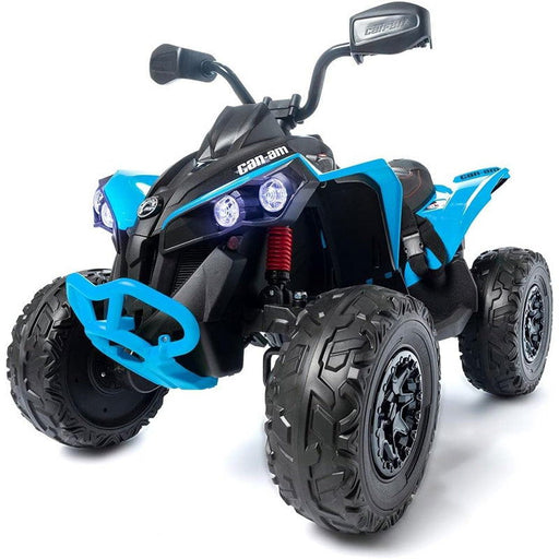 Can-Am Accu Quad 12 Volt 4WD + 2.4G RC (blauw) - Trapautodealer