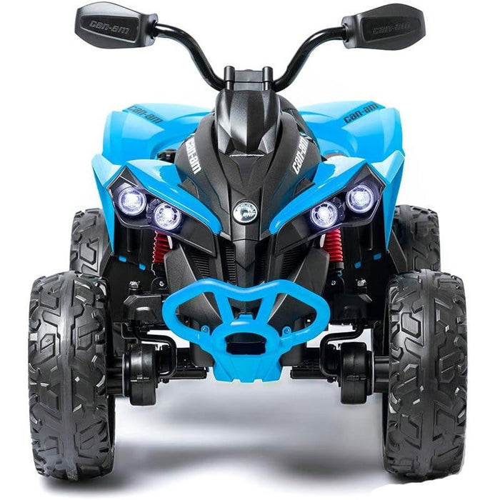 Can-Am Accu Quad 12 Volt 4WD + 2.4G RC (blauw) - Trapautodealer