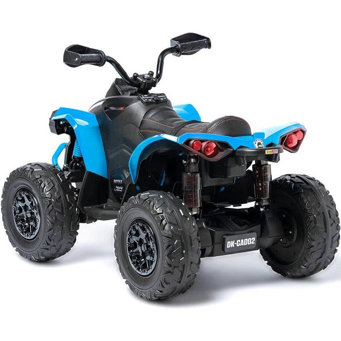 Can-Am Accu Quad 12 Volt 4WD + 2.4G RC (blauw) - Trapautodealer