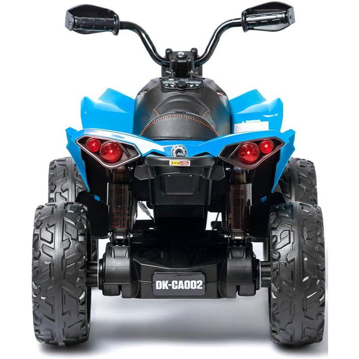 Can-Am Accu Quad 12 Volt 4WD + 2.4G RC (blauw) - Trapautodealer