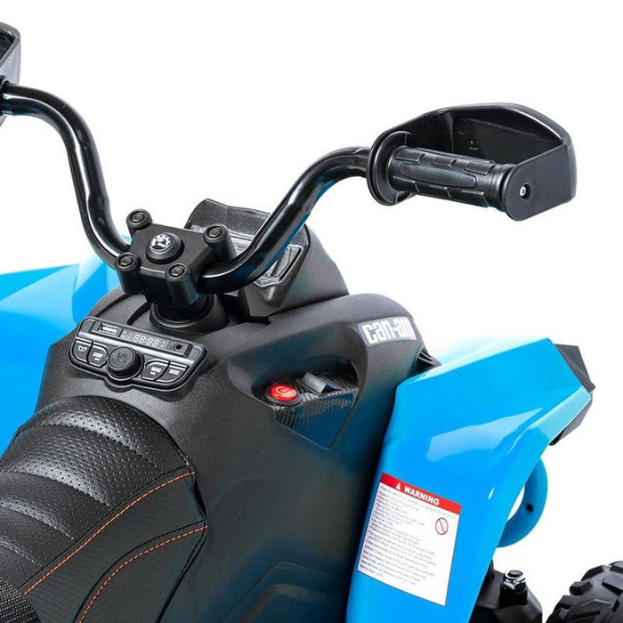 Can-Am Accu Quad 12 Volt 4WD + 2.4G RC (blauw) - Trapautodealer