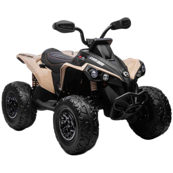 Can-Am Kinderquad 12V 4WD + 2.4G RC (kaki) - Trapautodealer