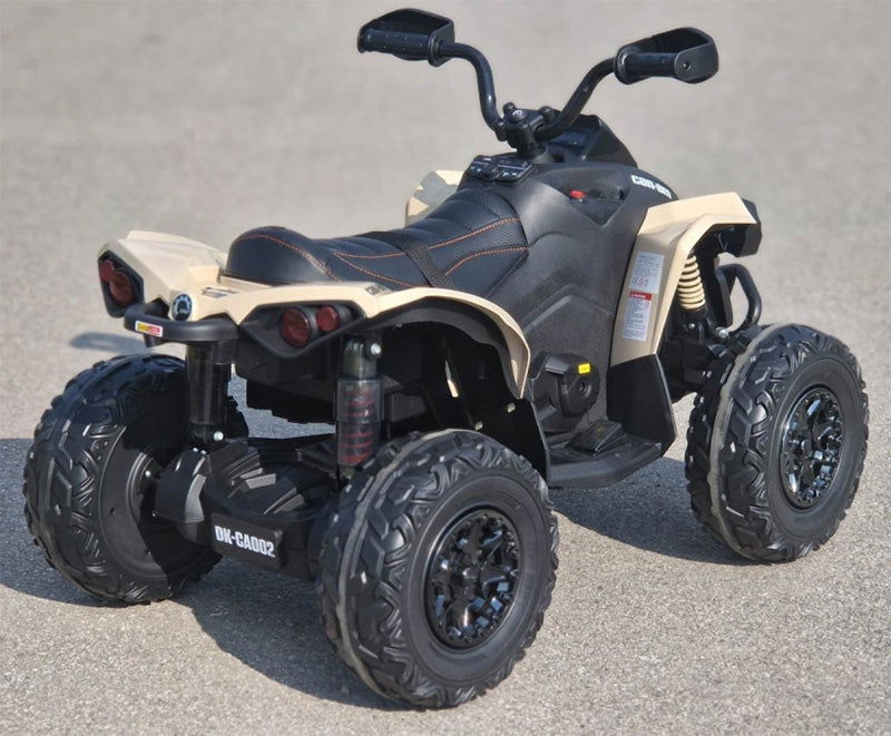 Can-Am Kinderquad 12V 4WD + 2.4G RC (kaki) - Trapautodealer