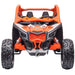 Can-Am Maverick 4WD Buggy 2-Persoons Kinderauto 24V + 2.4G RC (oranje + MP4) - Trapautodealer