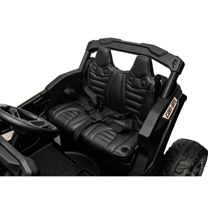 Can-Am Maverick 4WD Buggy Kinderauto 1-Persoons 24V + 2.4G Afstandsbediening (kaki + MP4) - Trapautodealer