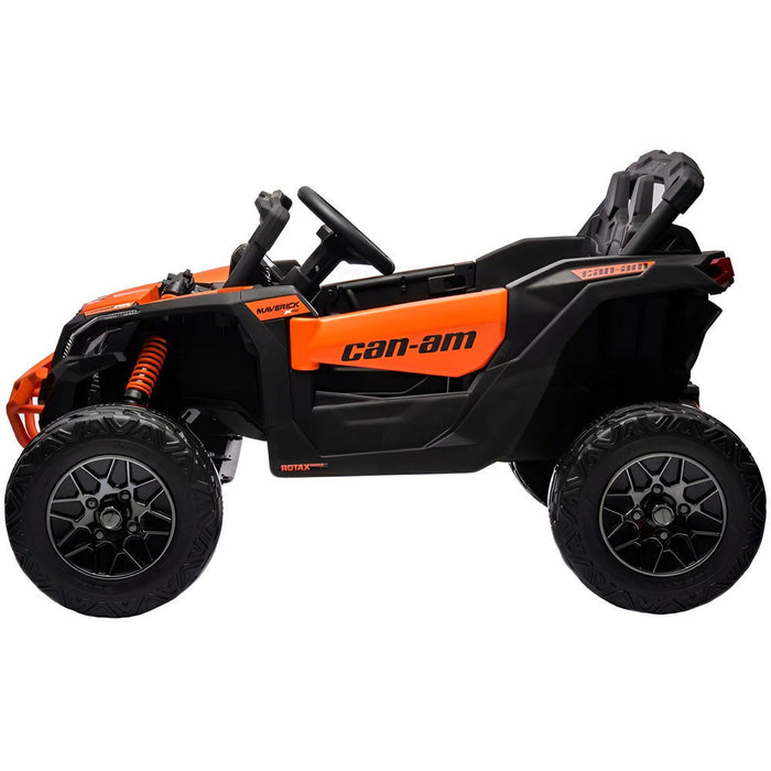Can-Am Maverick Buggy Kinderauto 1-Persoons 24V 4WD + 2.4G RC (oranje + MP4) CA003or - Trapautodealer
