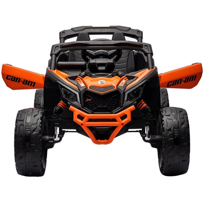 Can-Am Maverick Buggy Kinderauto 1-Persoons 24V 4WD + 2.4G RC (oranje + MP4) CA003or - Trapautodealer
