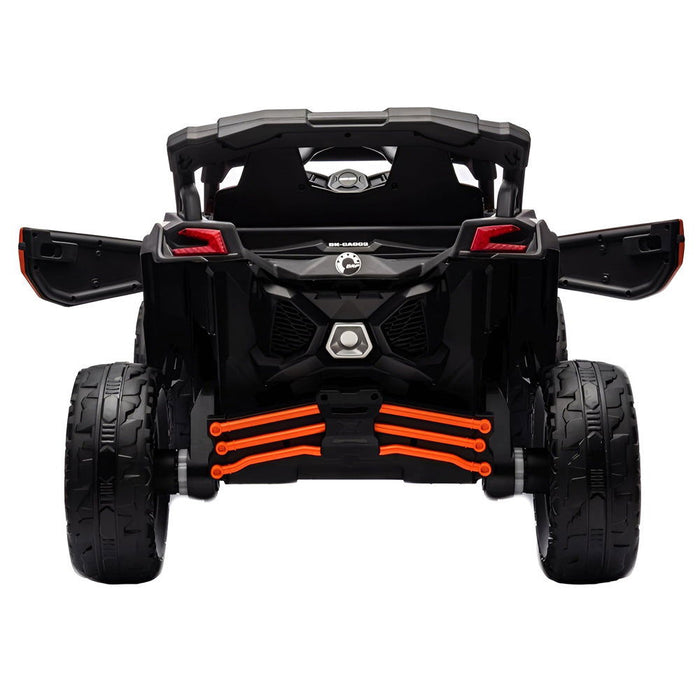 Can-Am Maverick Buggy Kinderauto 1-Persoons 24V 4WD + 2.4G RC (oranje + MP4) CA003or - Trapautodealer