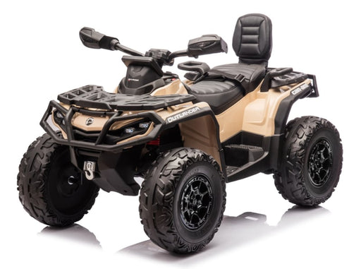 Can-Am Outlander kinderquad 12V 4WD Kaki 2 persoons - Trapautodealer