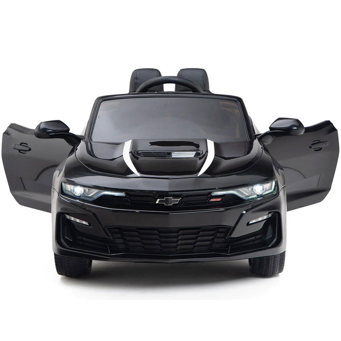 Chevrolet Camaro Kinderauto 12V + 2.4G Afstandsbediening (zwart) - Trapautodealer