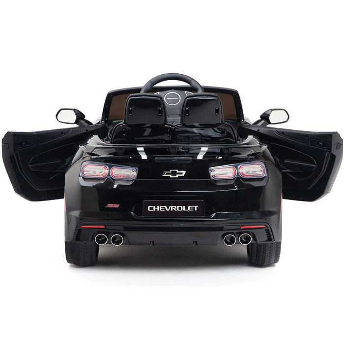 Chevrolet Camaro Kinderauto 12V + 2.4G Afstandsbediening (zwart) - Trapautodealer