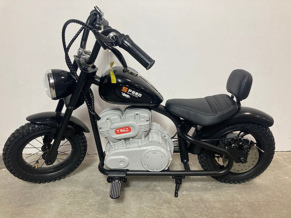 Chopper kindermotor 24V brushless (zwart) - Trapautodealer